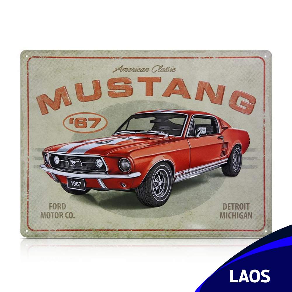 Metallist silt Ford Mustang GT 1967