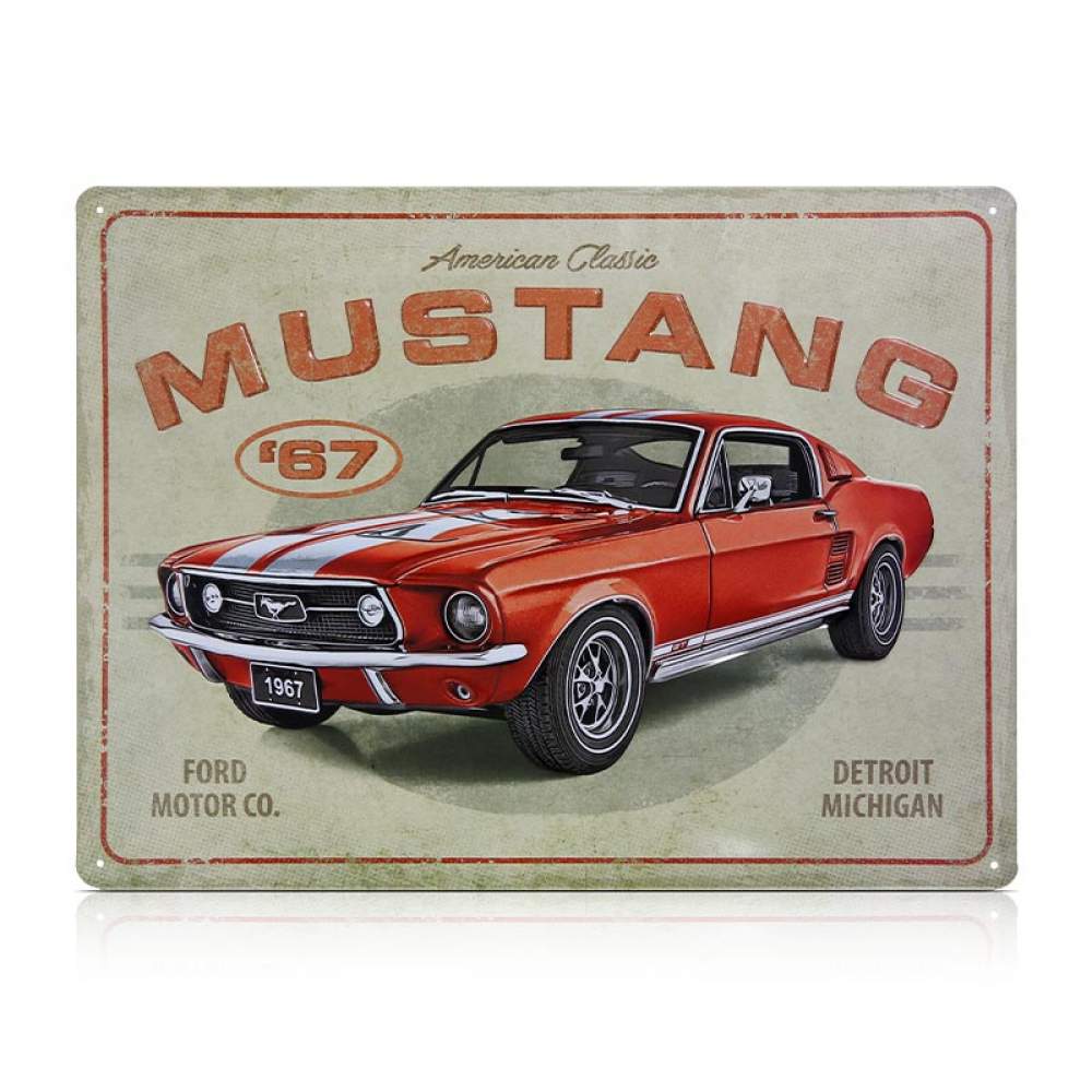 Metallist silt Ford Mustang GT 1967