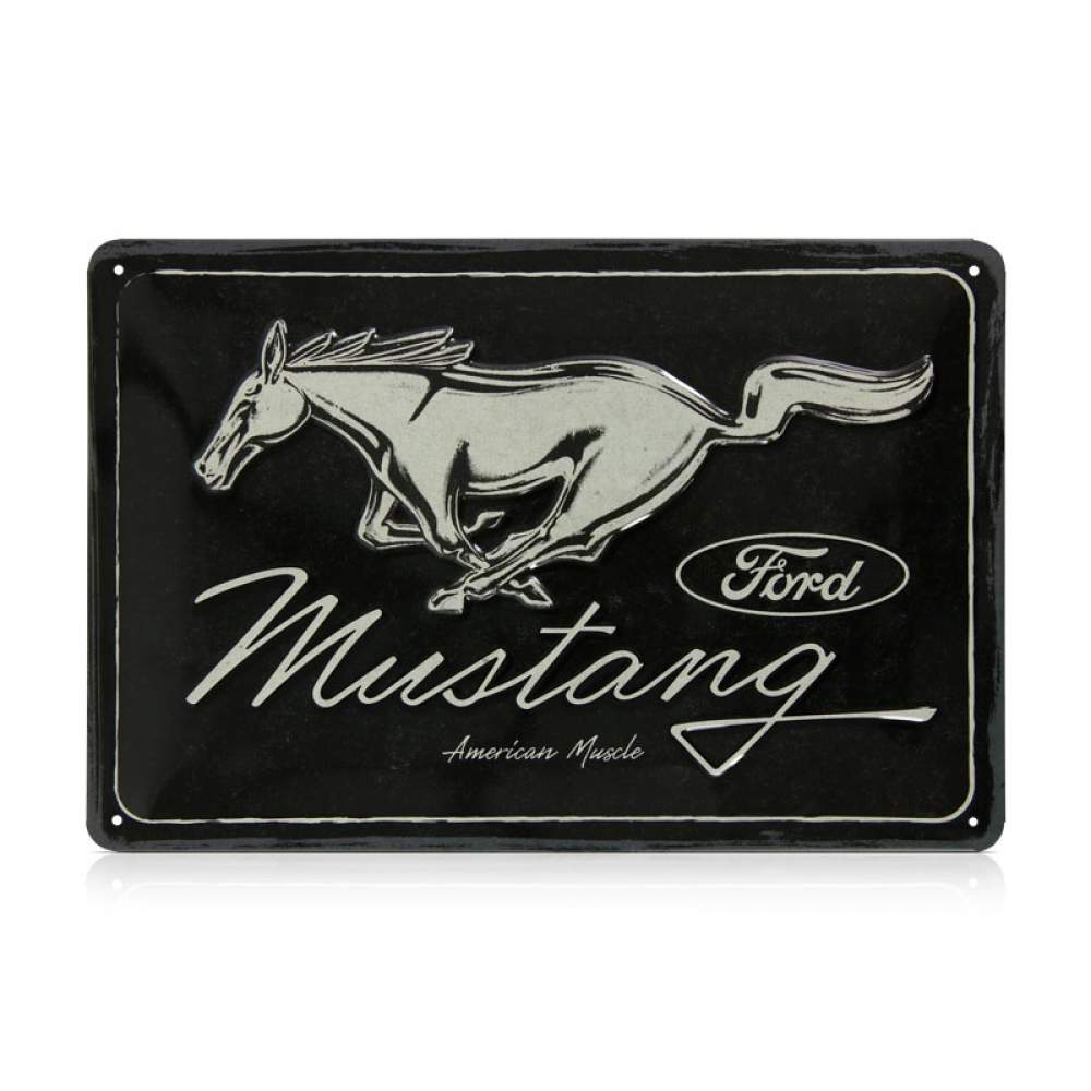 Ford Mustangi logoga metallplaat 
